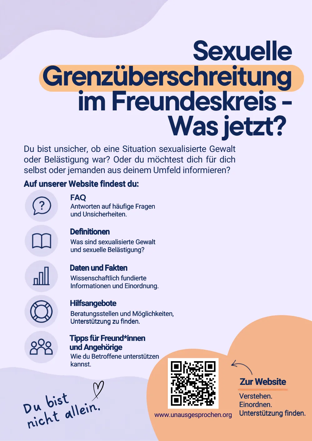 Vorschau: Sexuelle Grenzüberschreitung im Freundeskreis — was jetzt?