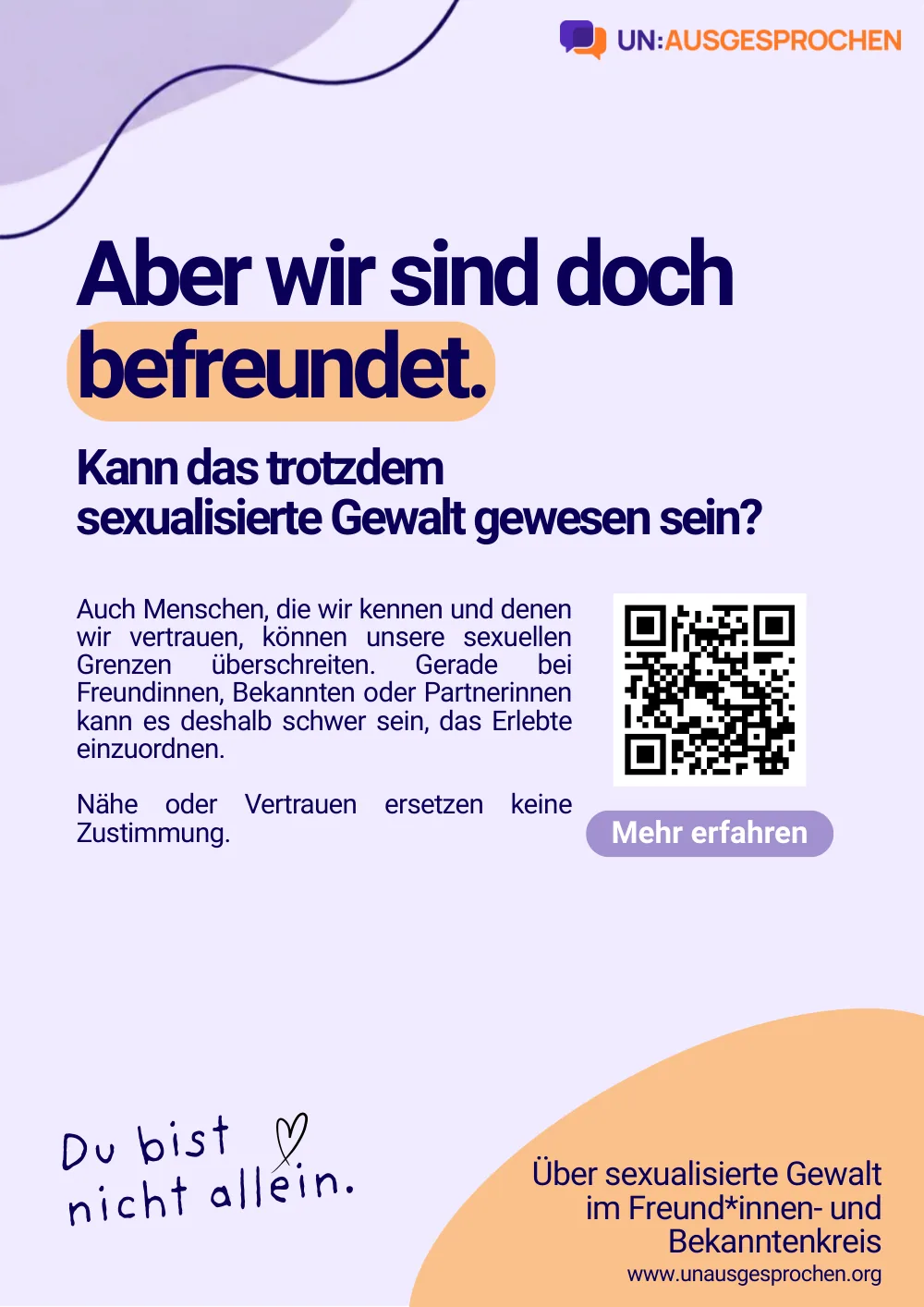 Vorschau: Aber wir sind doch befreundet.